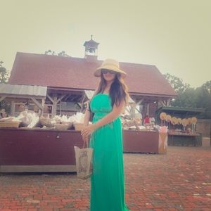 Sage green dress